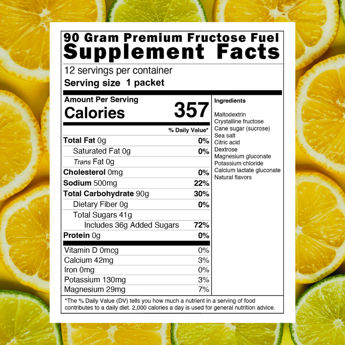 :PREMIUM Fructose Fuel Starter Pack