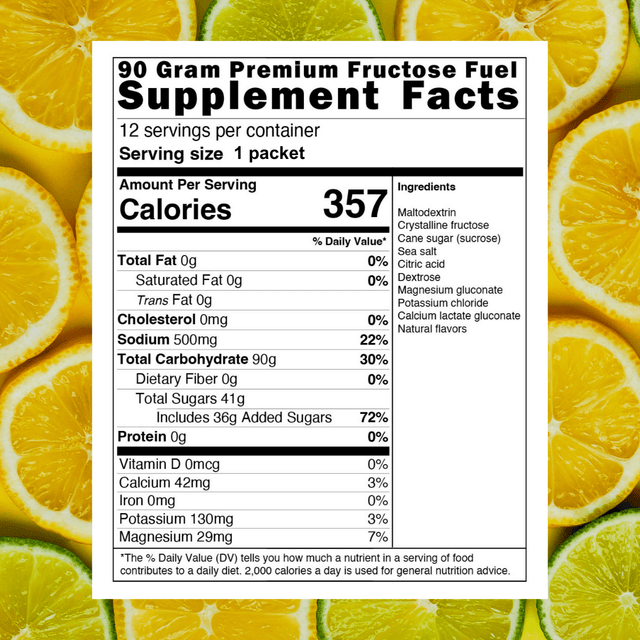 :PREMIUM Fructose Fuel Starter Pack