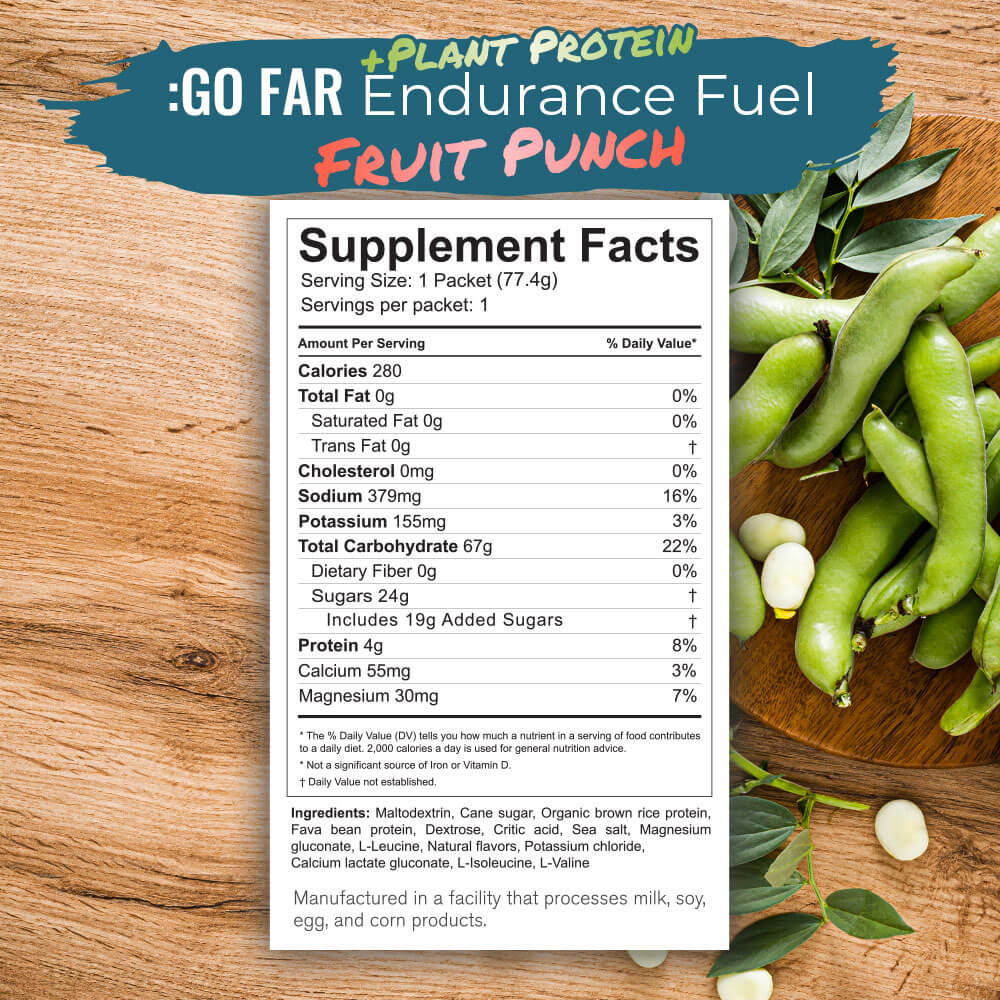 :GO FAR Endurance Fuel + Plant Protein