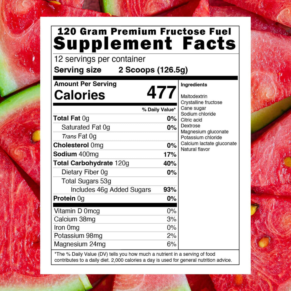 :PREMIUM Fructose Fuel - Watermelon