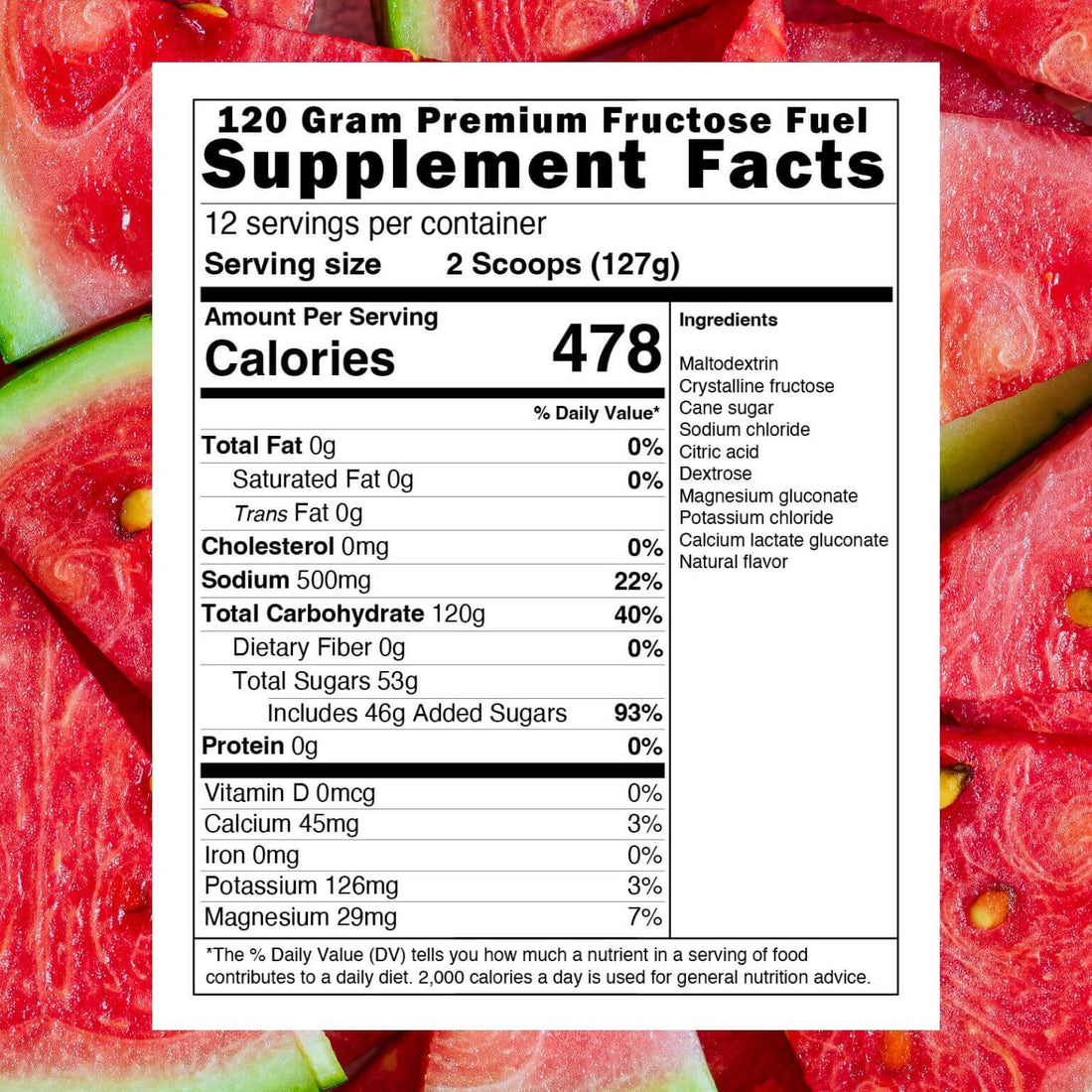:PREMIUM Fructose Fuel - Watermelon