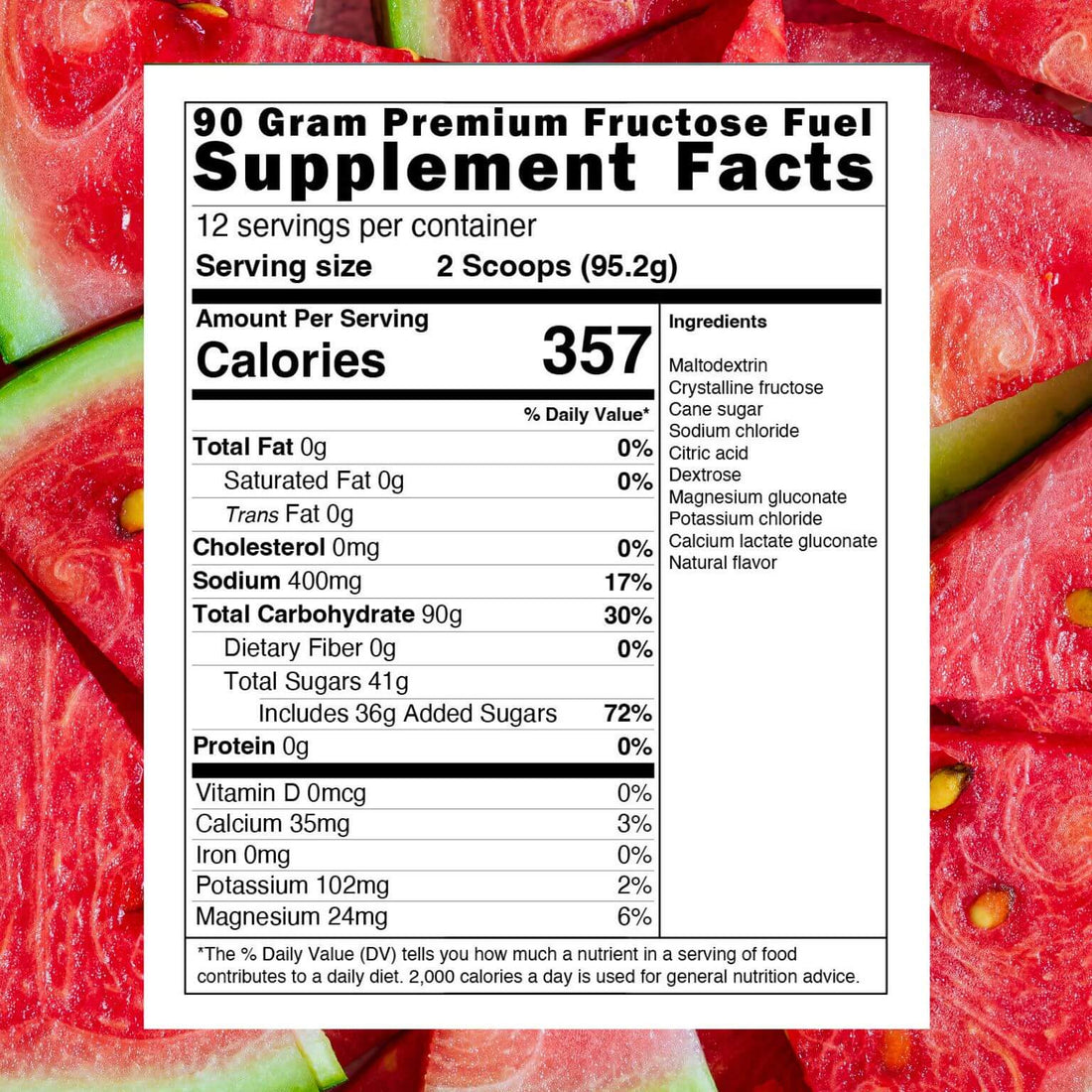 :PREMIUM Fructose Fuel - Watermelon