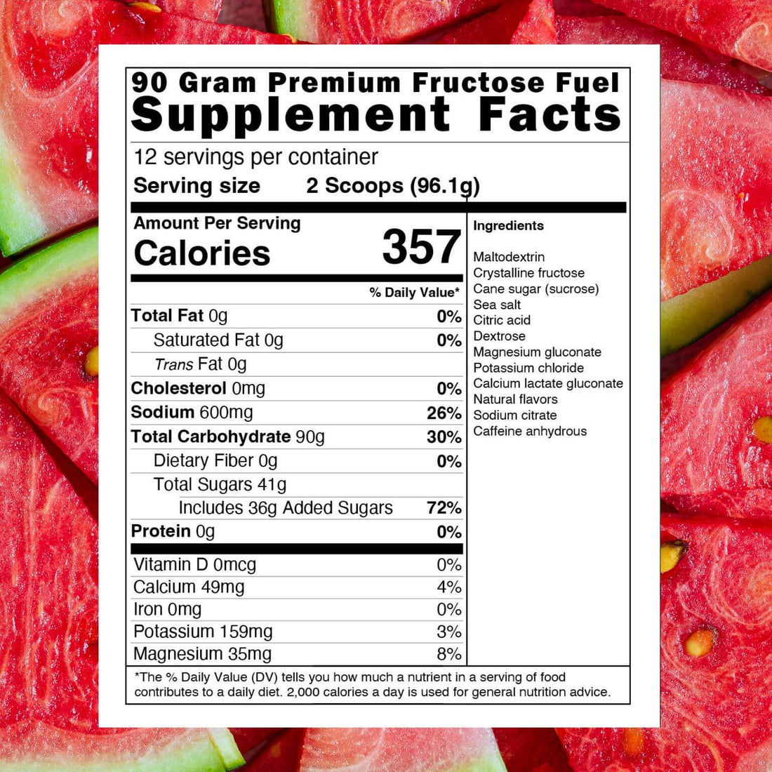 :PREMIUM Fructose Fuel - Watermelon