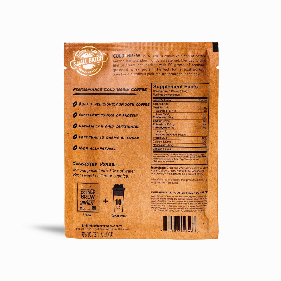 COLD BREW Instant Protein Coffee