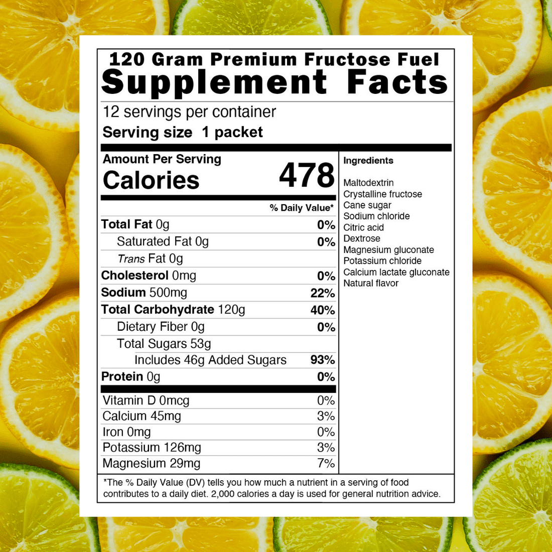 :PREMIUM Fructose Fuel Starter Pack