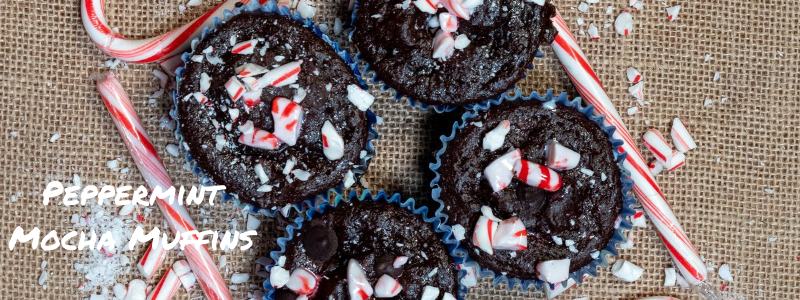 Peppermint Mocha Muffins