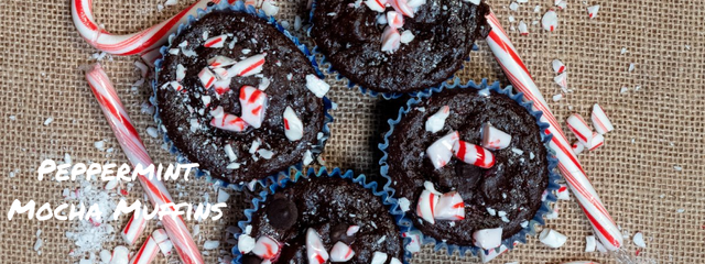 Peppermint Mocha Muffins