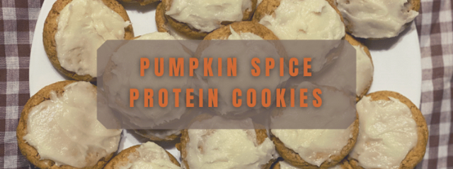 Pumpkin Spice Protein Cookies