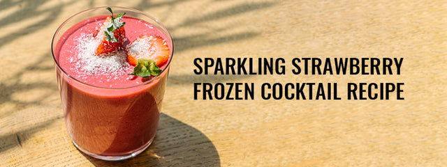Sparkling Strawberry Frozen Cocktail Recipe