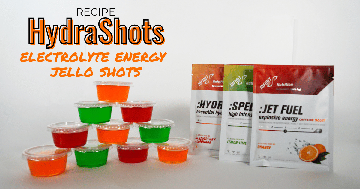 HydraShots: Electrolyte packed Jello shots