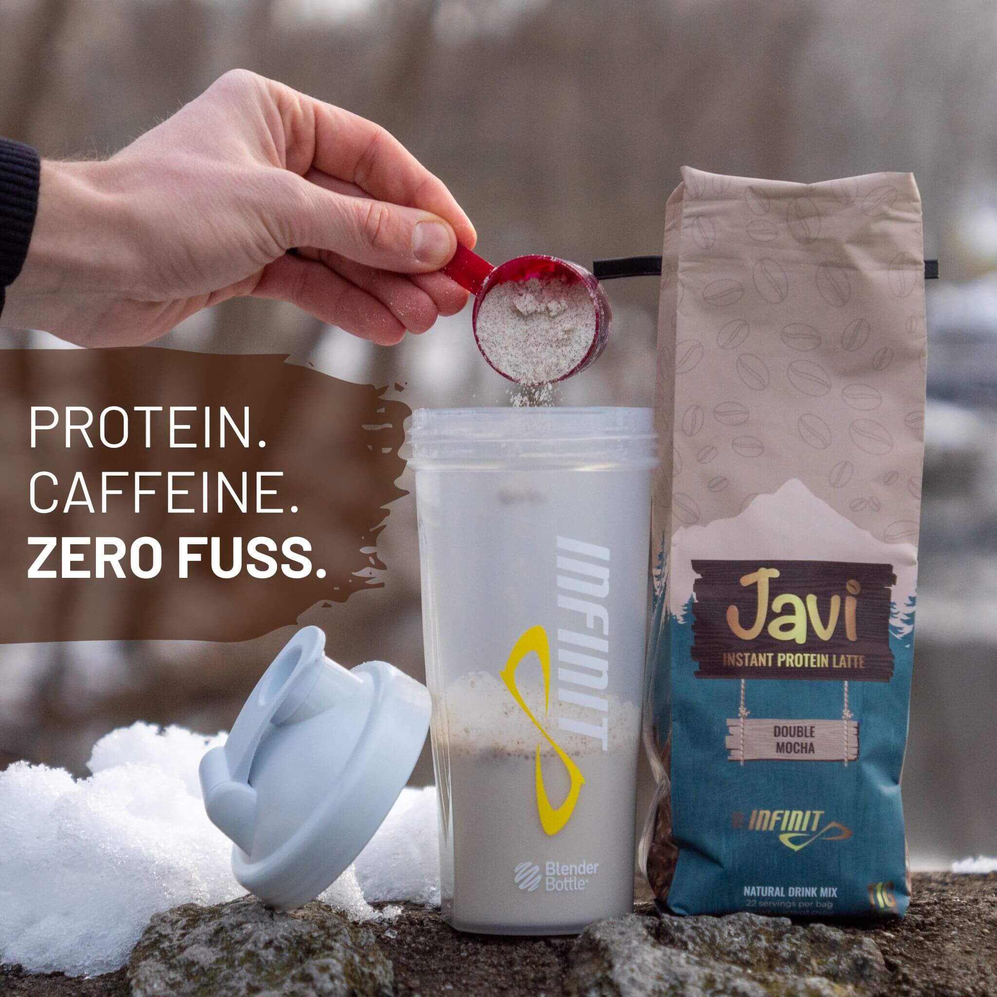 JAVI Protein Latte | Instant Mocha Coffee Shake | INFINIT