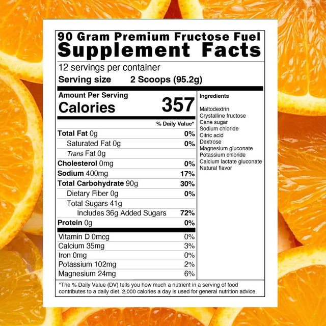 :PREMIUM Fructose Fuel - Orange