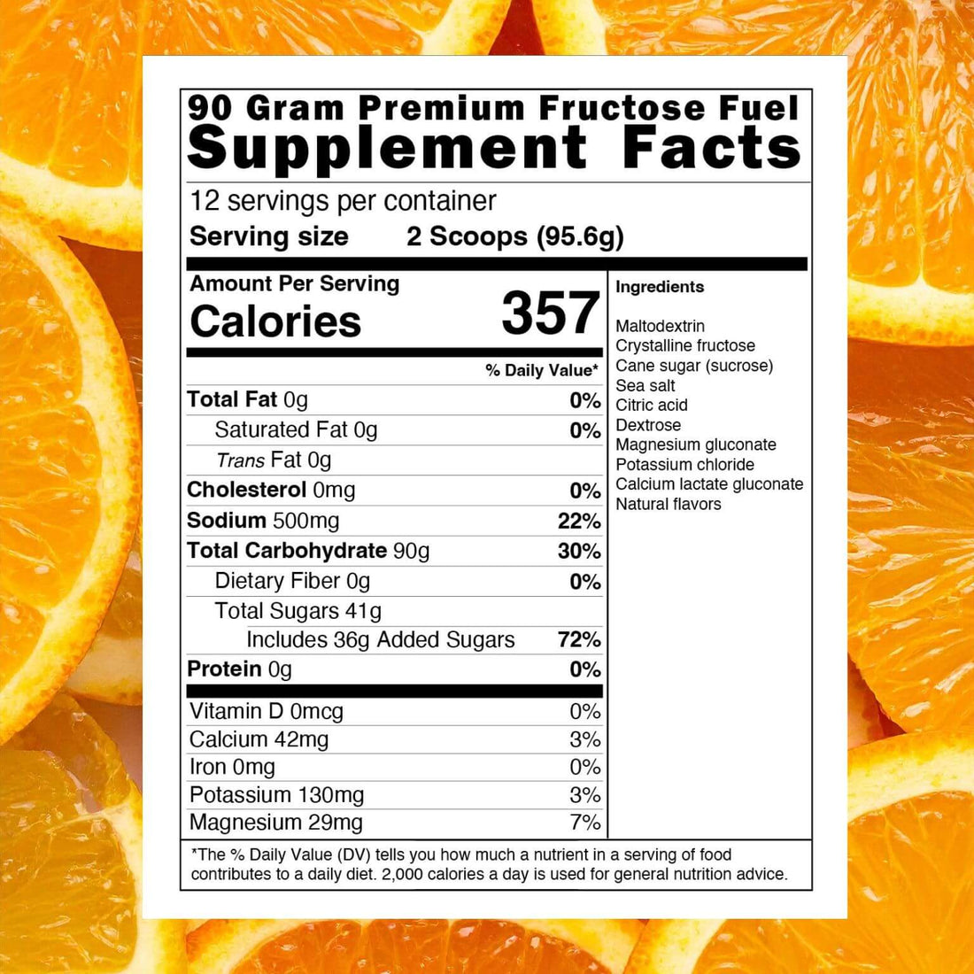 :PREMIUM Fructose Fuel - Orange