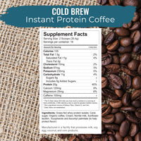COLD BREW Instant Protein Coffee