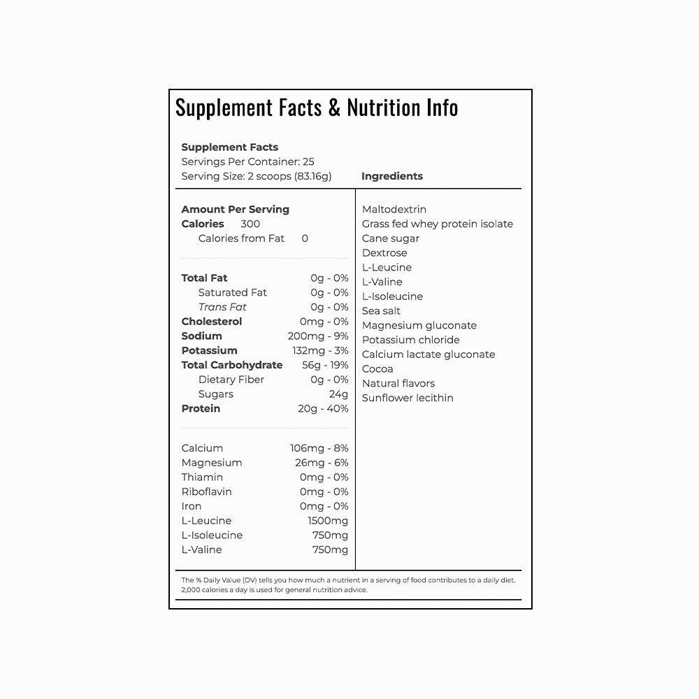 U.S. Masters Swimming Recovery Blend